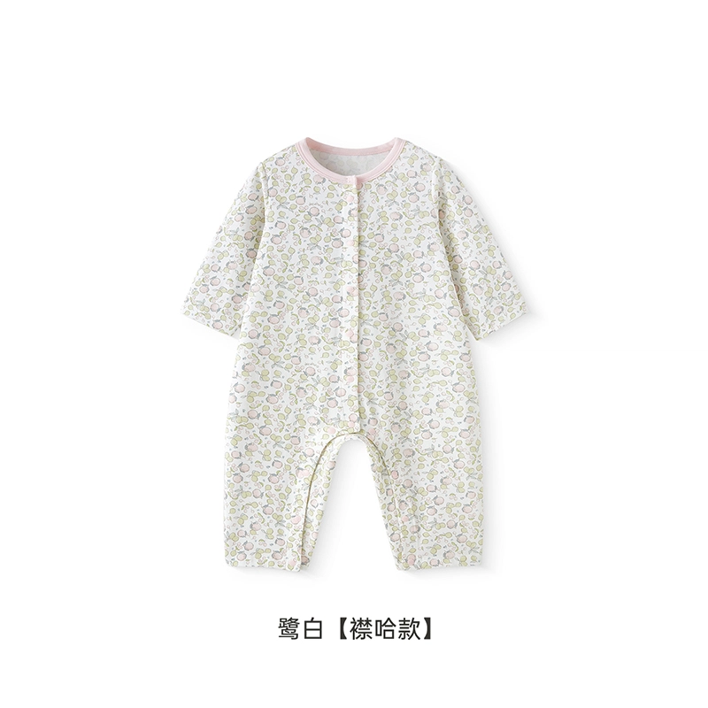 英氏爬服 抗菌四季莫代尔长袖休闲 𫔮短爬 婴幼童