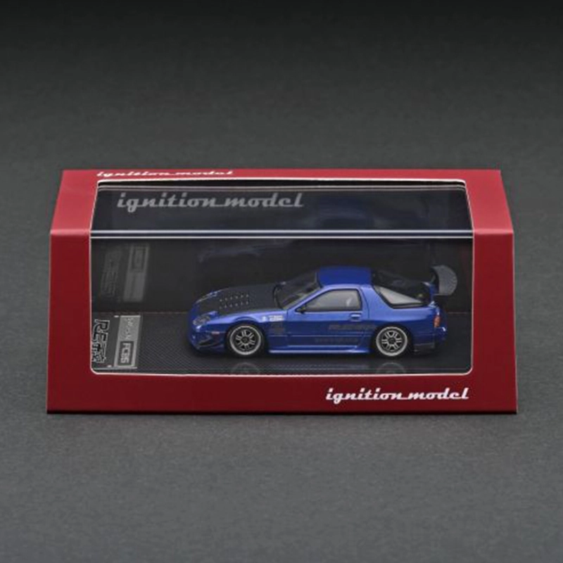 IGNITION MODEL 164 Mazda RX-7 (FC3S) RE Amemiya Blue Metallic