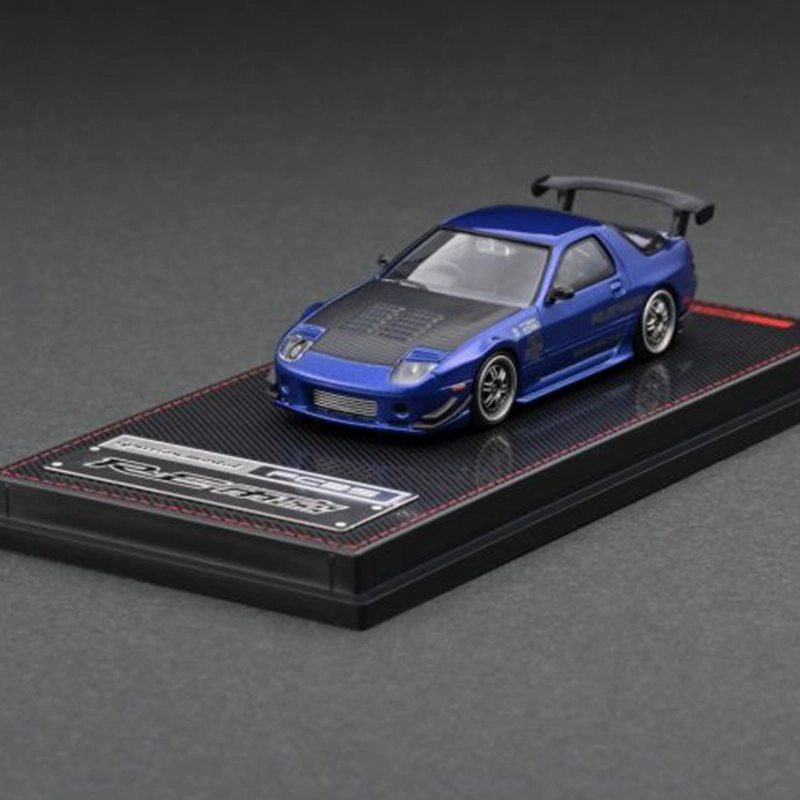 IGNITION MODEL 164 Mazda RX-7 (FC3S) RE Amemiya Blue Metallic