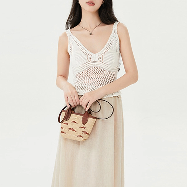 LONGCHAMP Le Panier Pliage Logo