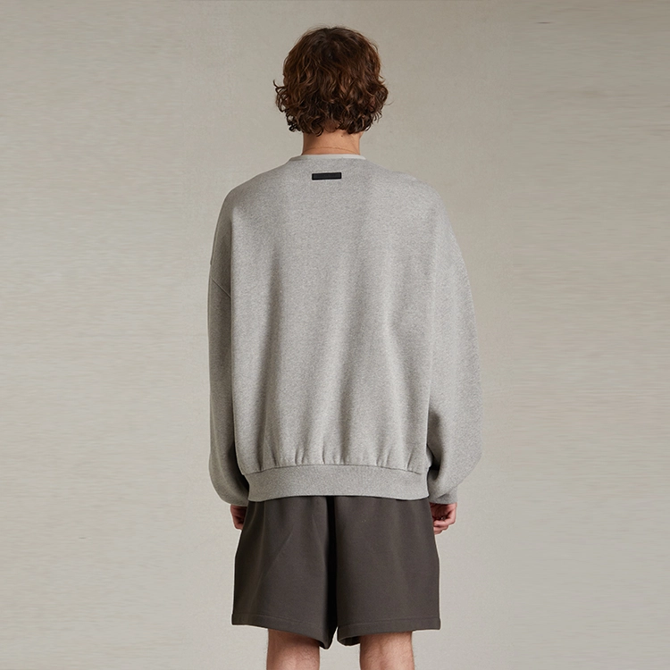 Fear of God Essentials SS24 Crewneck Sweater Dark Heather Oatmeal