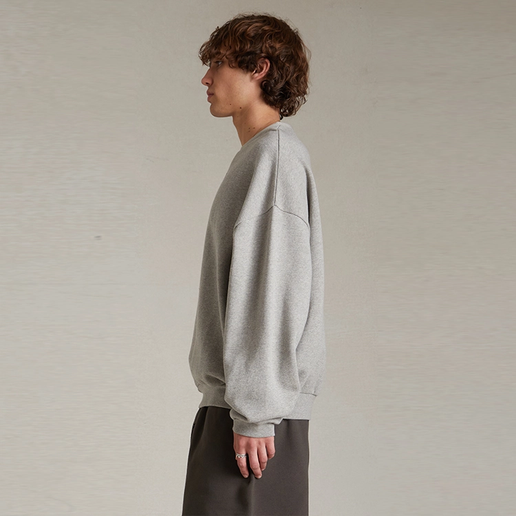 Fear of God Essentials SS24 Crewneck Sweater Dark Heather Oatmeal