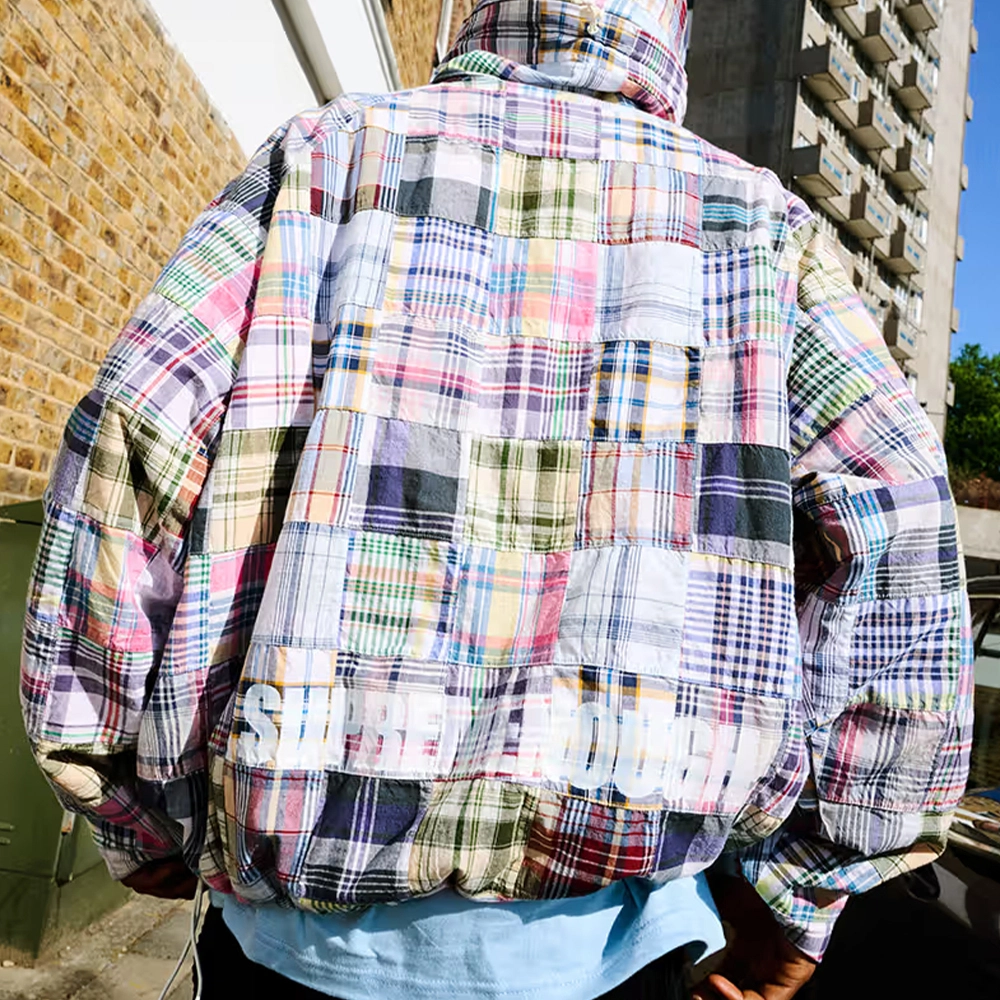 Supreme x GOODENOUGH SS25 WEEK15 Patchwork Hooded Jacket