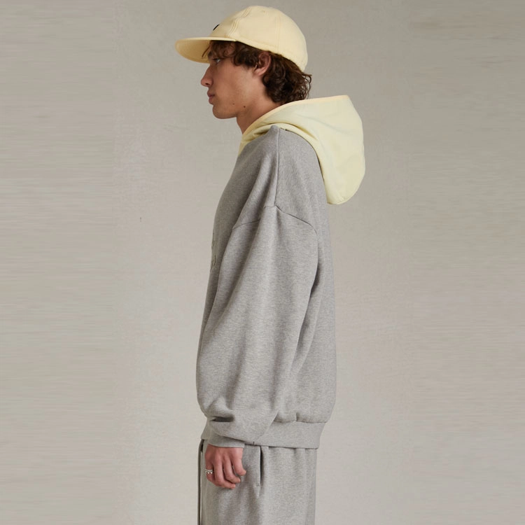 Fear of God Essentials SS24 Fleece Hoodied Hr Garden Yellow