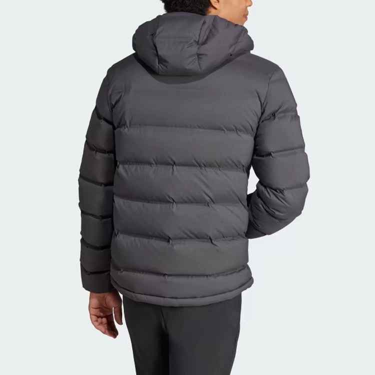 adidas Helionic Stretch Hooded Down Jacket 550Logo
