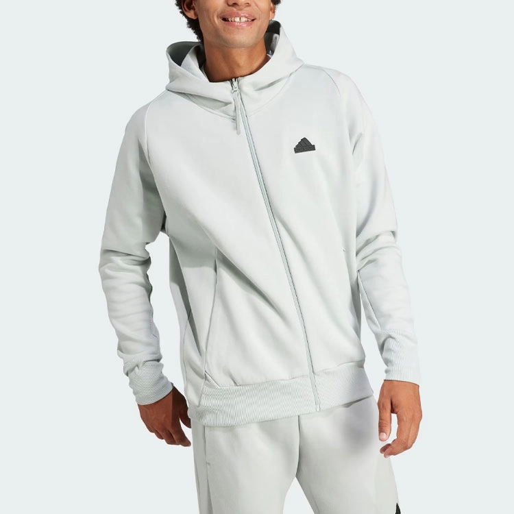 adidas SS24 Z.N.E. Premium Full-Zip Hooded Track Top Logo
