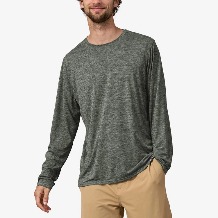 patagonia Men's Long-Sleeved Capilene Cool Daily Shirt LogoT