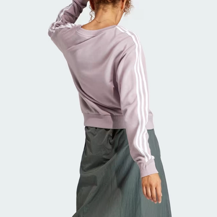 adidas Essentials 3-Stripes V-Neck Sweatshirt V