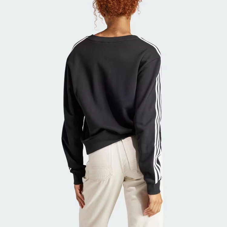 adidas Essentials 3-Stripes V-Neck Sweatshirt V