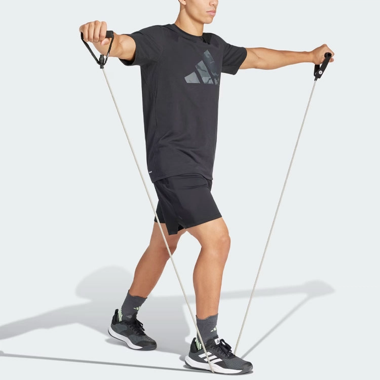 adidas Train Essentials Seasonal Brand Love Camo Tee LogoT