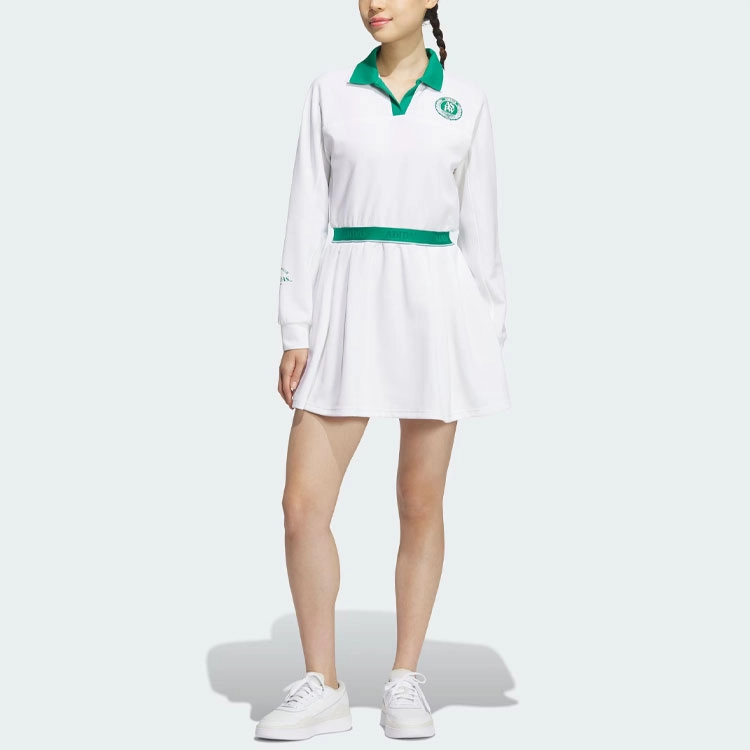 adidas Verbiage Long Sleeve Dress Polo