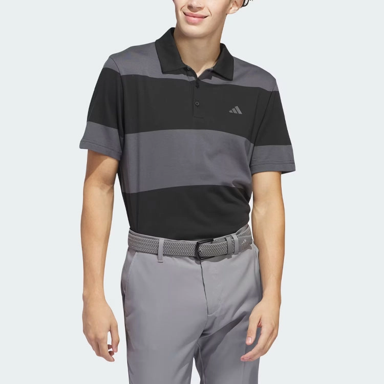 adidas Colorblock Rugby Stripe Polo Shirt Polo