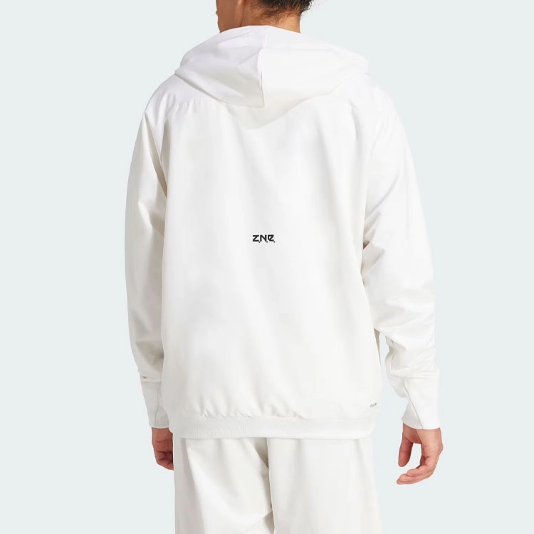 adidas Z.N.E. Woven Full-Zip Hooded Track Top Logo