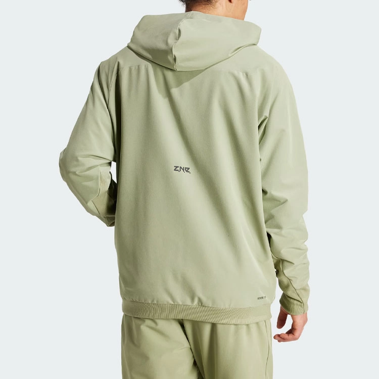 adidas Z.N.E. Woven Full-Zip Hooded Track Top Logo