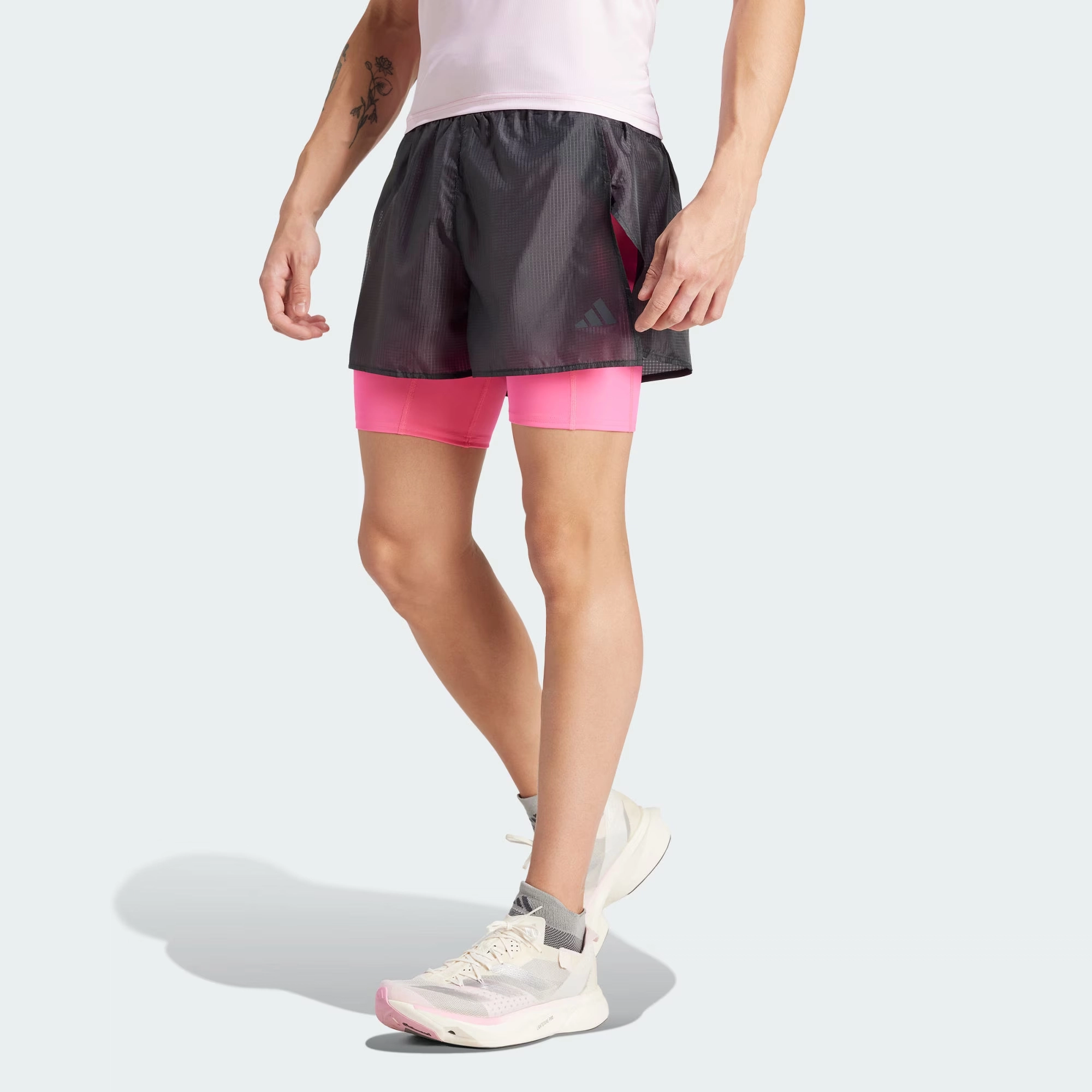 adidas Tokyo Running 2-In-1 Shorts Logo