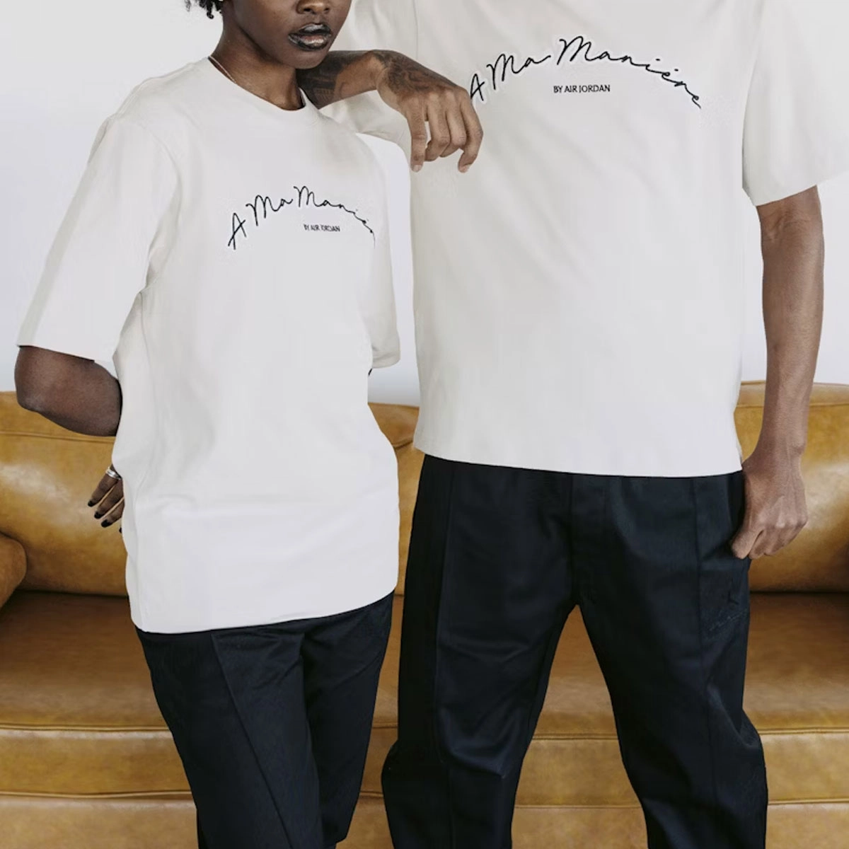 Jordan x A Ma Manire Logo T