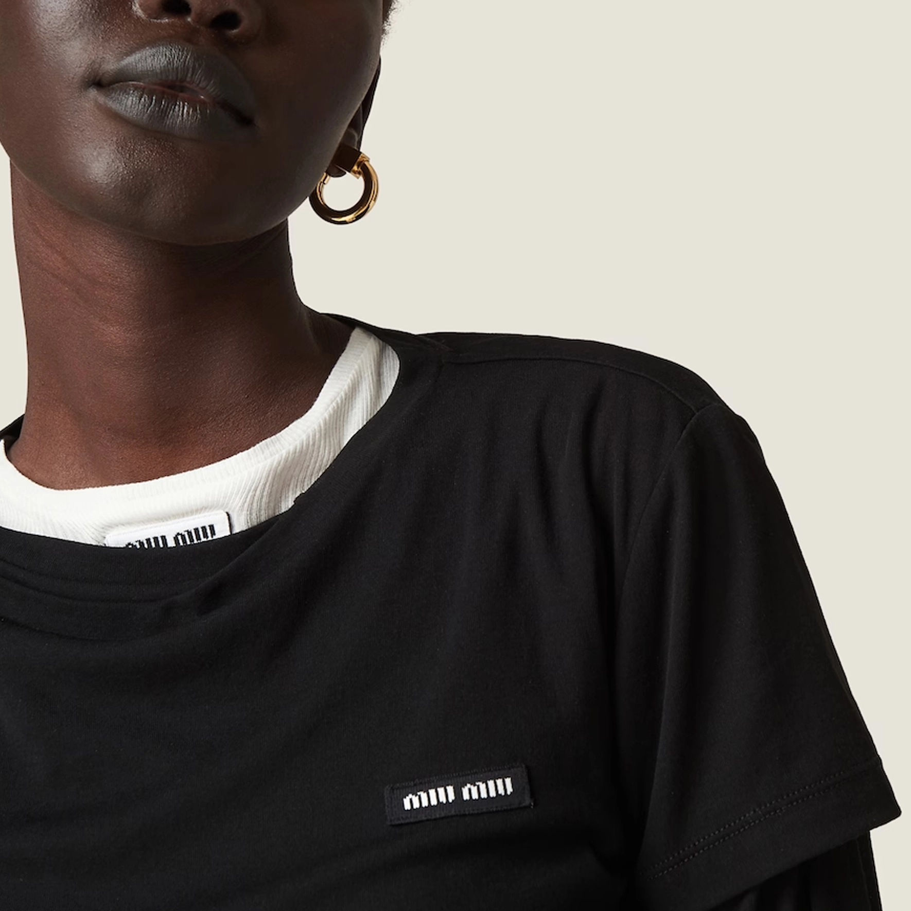 MIU MIU Logo SS24 T