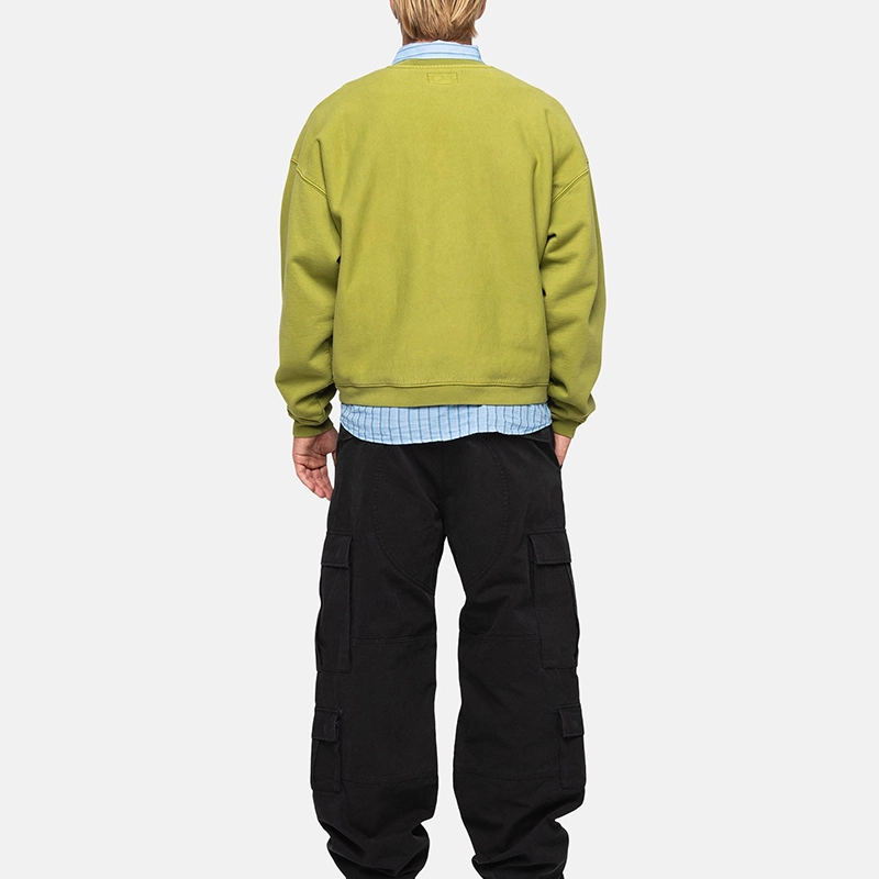 Stussy FW23 VARSITY OVERSIZED CREW Logo