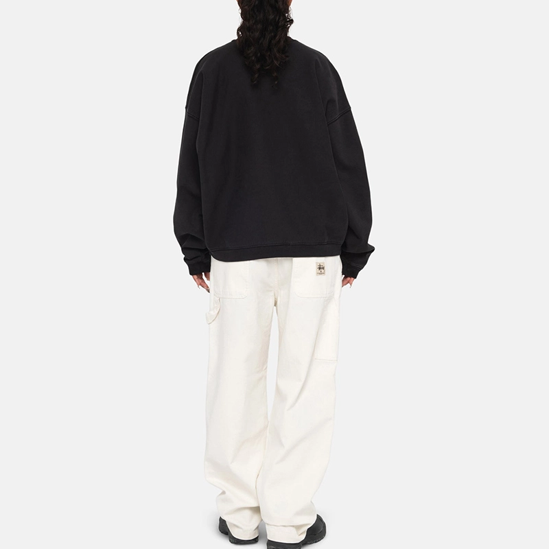Stussy FW23 VARSITY OVERSIZED CREW Logo