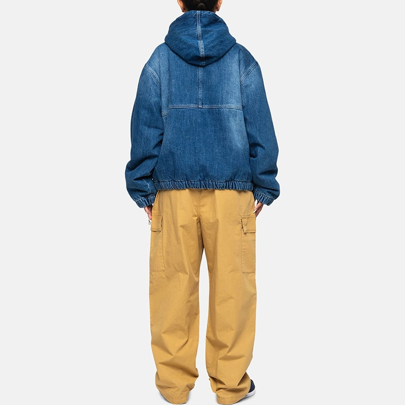 Stussy FW23 WORK JACKET DENIM SHERPA