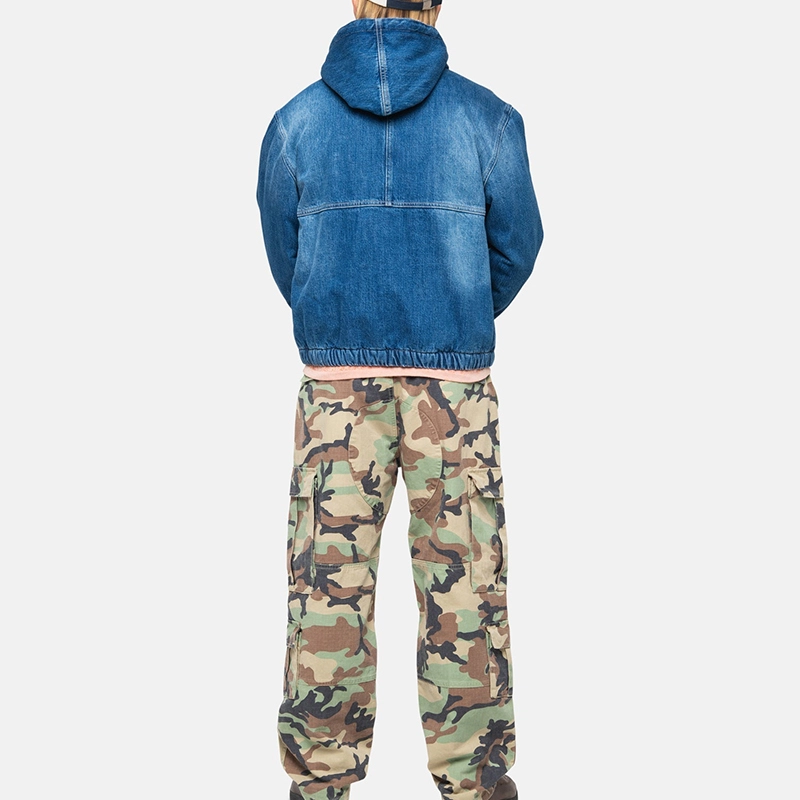 Stussy FW23 WORK JACKET DENIM SHERPA