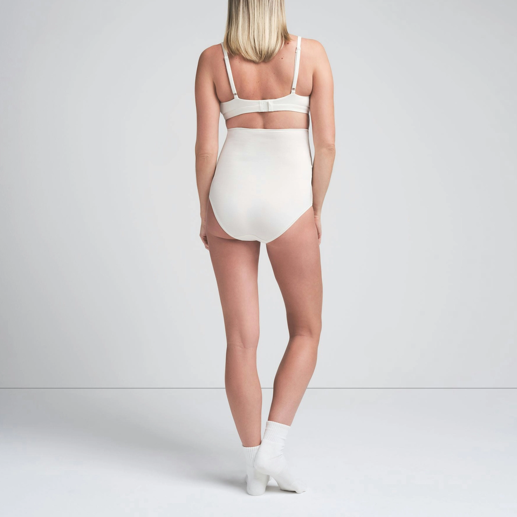 SKIMS SS25 COTTON JERSEY MATERNITY HIGH-WAISTED BRIEF