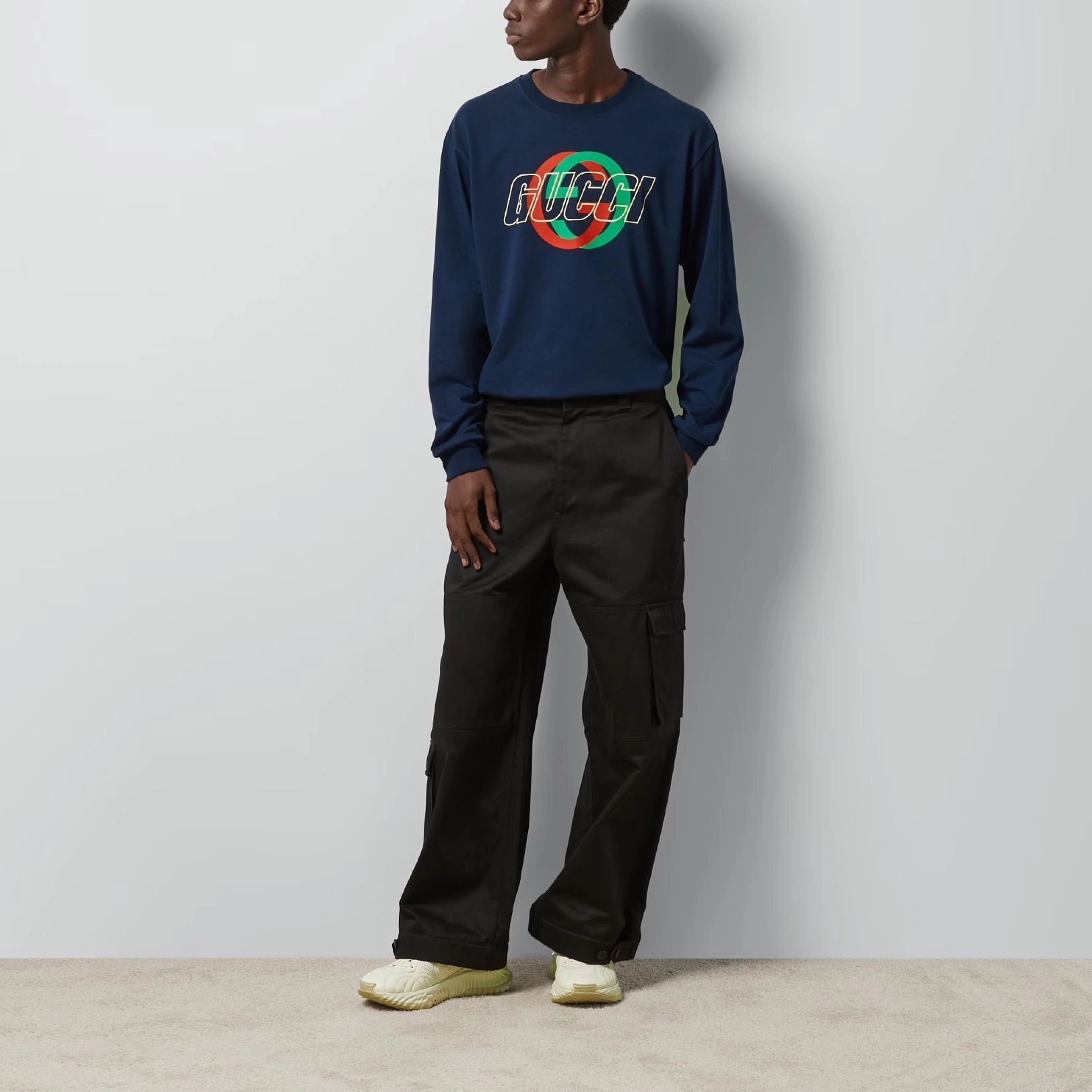 GUCCI Knitted Cotton T-shirt T