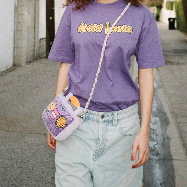 Drew House boombox plush purse mascot
