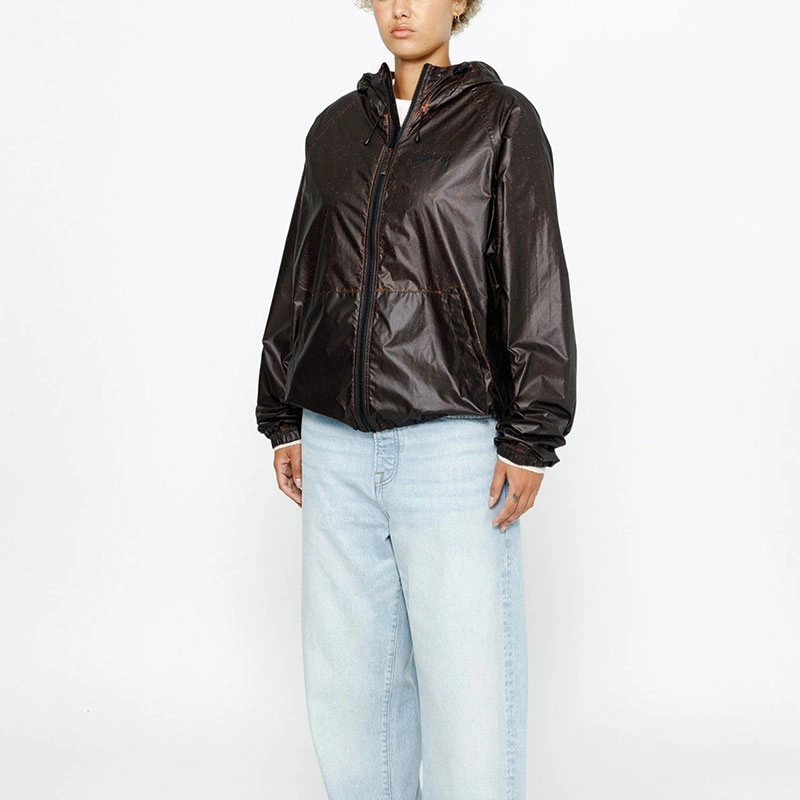 Stussy FW24 BEACH SHELL CRACKED RIPSTOP logo