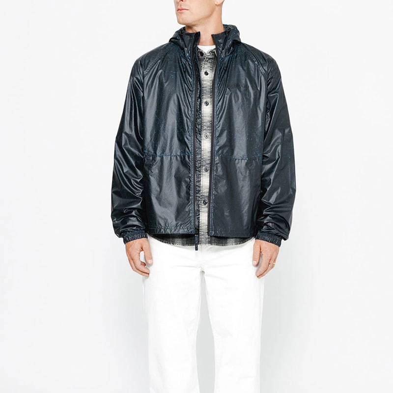 Stussy FW24 BEACH SHELL CRACKED RIPSTOP logo