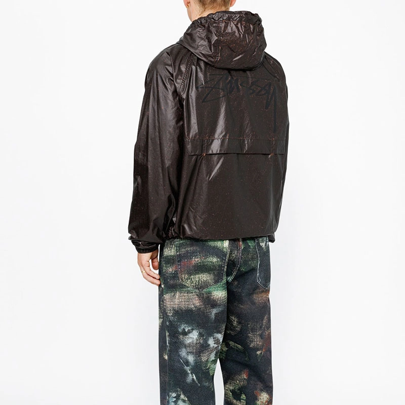 Stussy FW24 BEACH SHELL CRACKED RIPSTOP logo