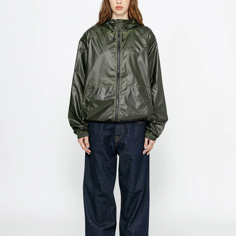 Stussy FW24 BEACH SHELL CRACKED RIPSTOP logo