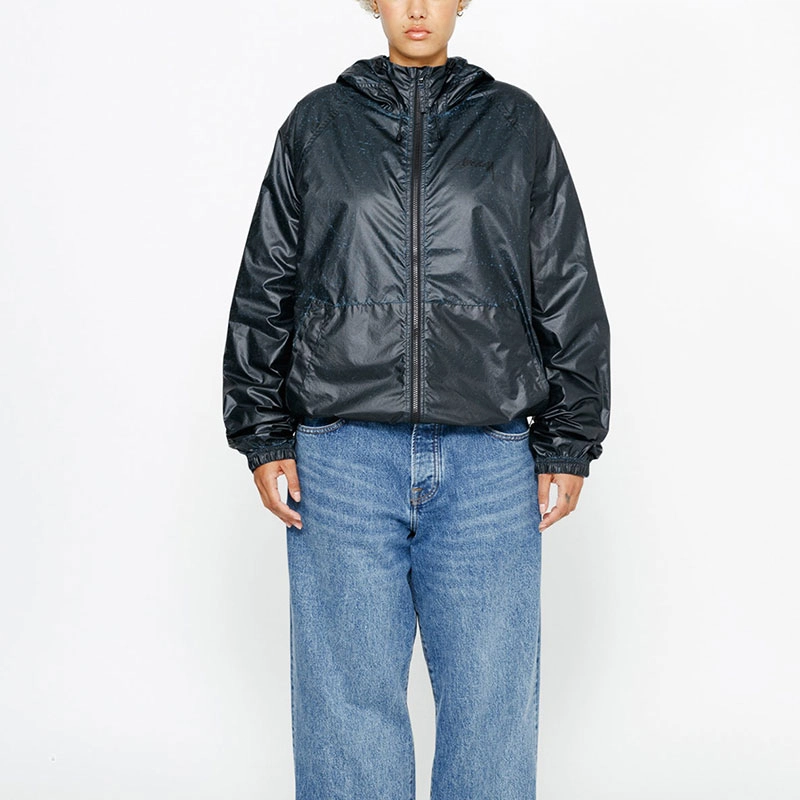 Stussy FW24 BEACH SHELL CRACKED RIPSTOP logo