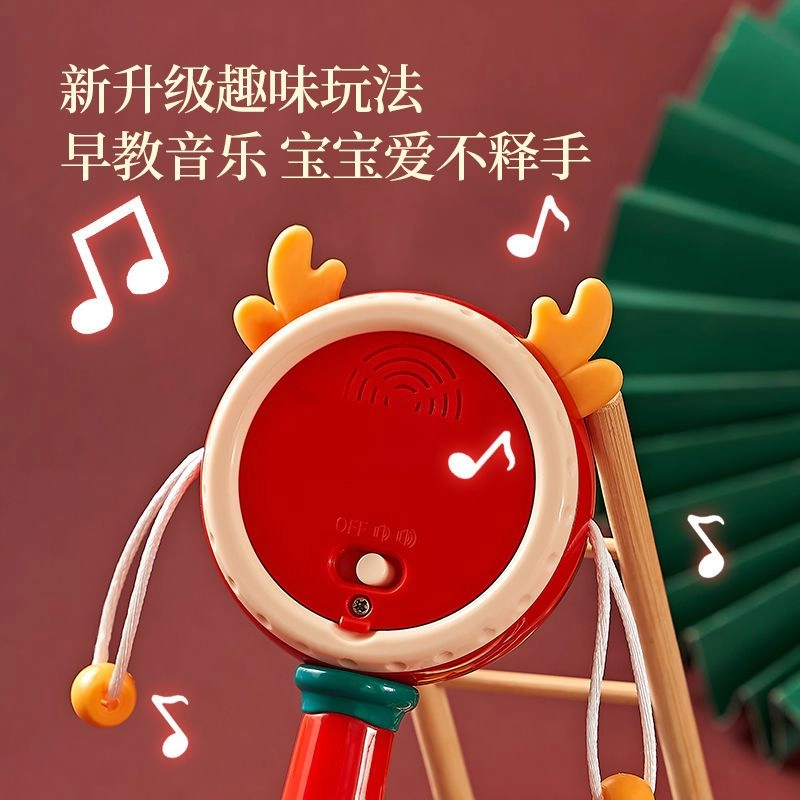 小牧马 婴儿拨浪鼓 玩具