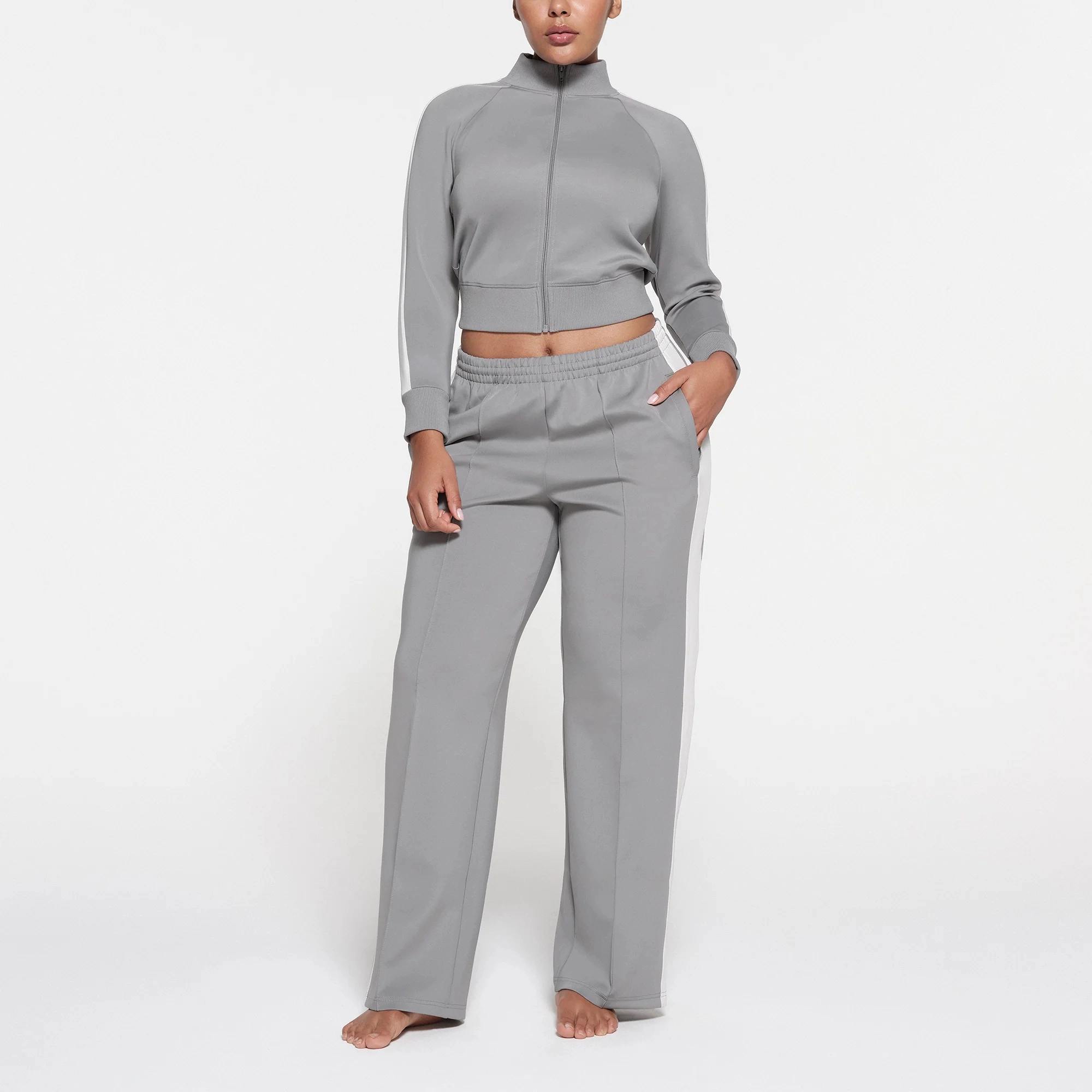 SKIMS TRACK STRAIGHT LEG PANT PACIFIC