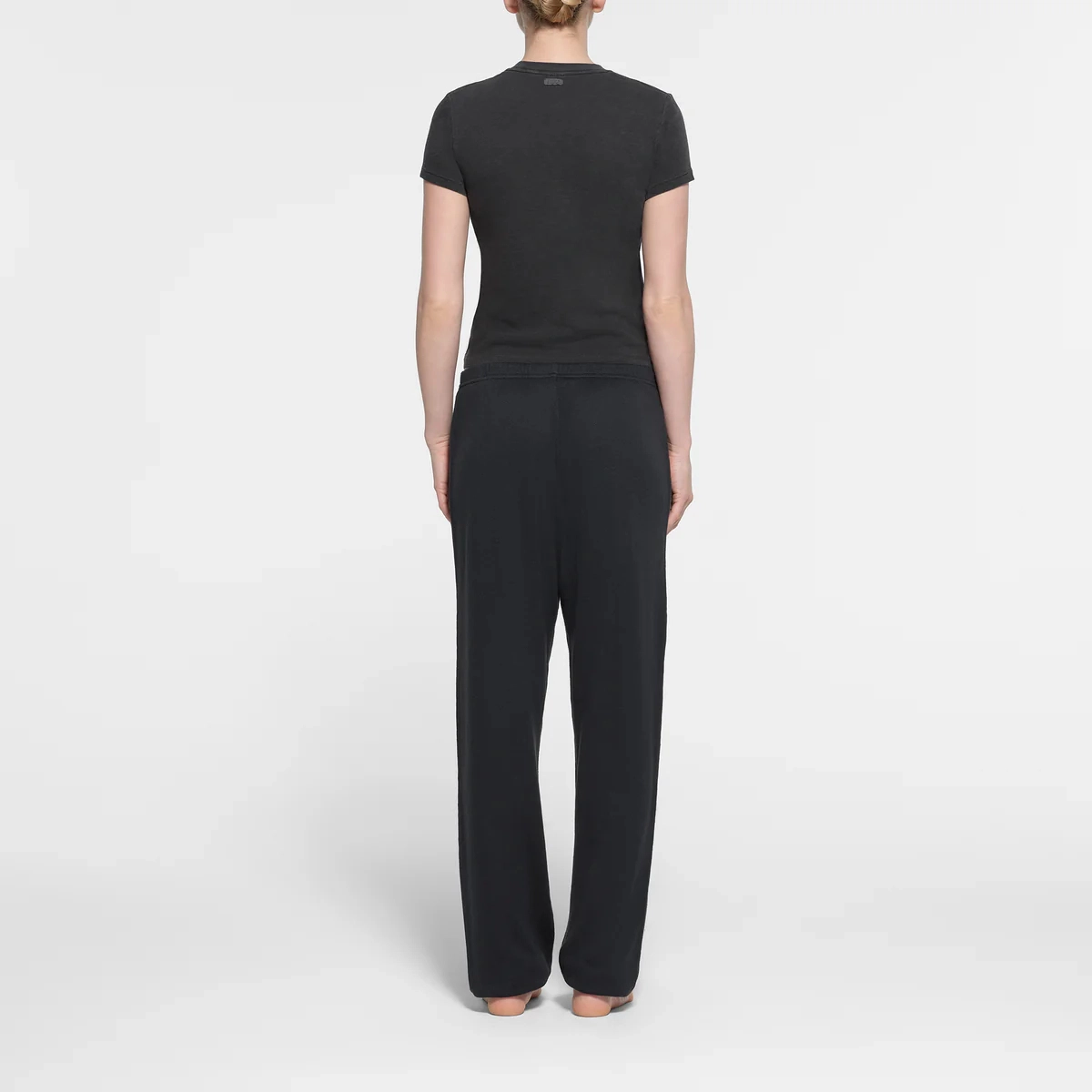 SKIMS WORN IN JERSEY T-SHIRT T ASH