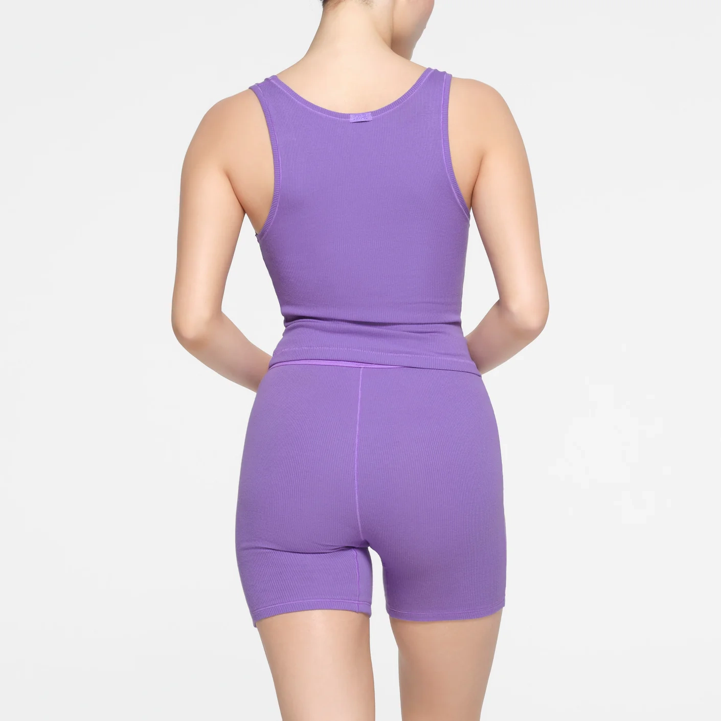 SKIMS COTTON RIB TANK ULTRA VIOLET