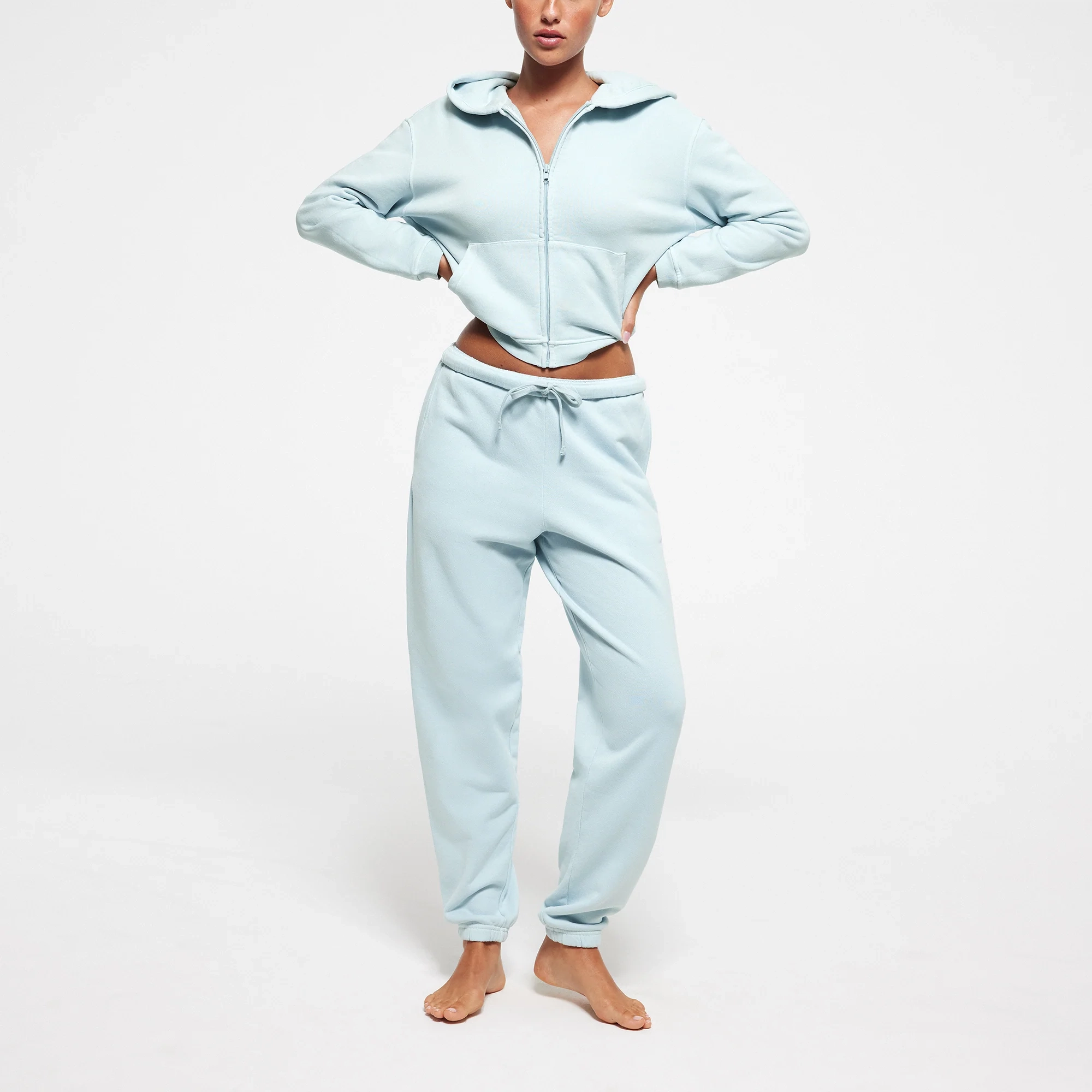 SKIMS SS24 FRENCH TERRY JOGGER OPAL