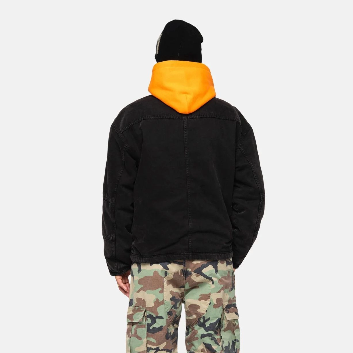 Stussy FW23 SHOP JACKET SPRAY DYE CANVAS
