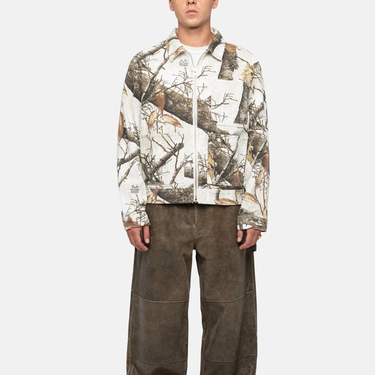 Stussy FW23 ZIP WORK JACKET REALTREE EDGE