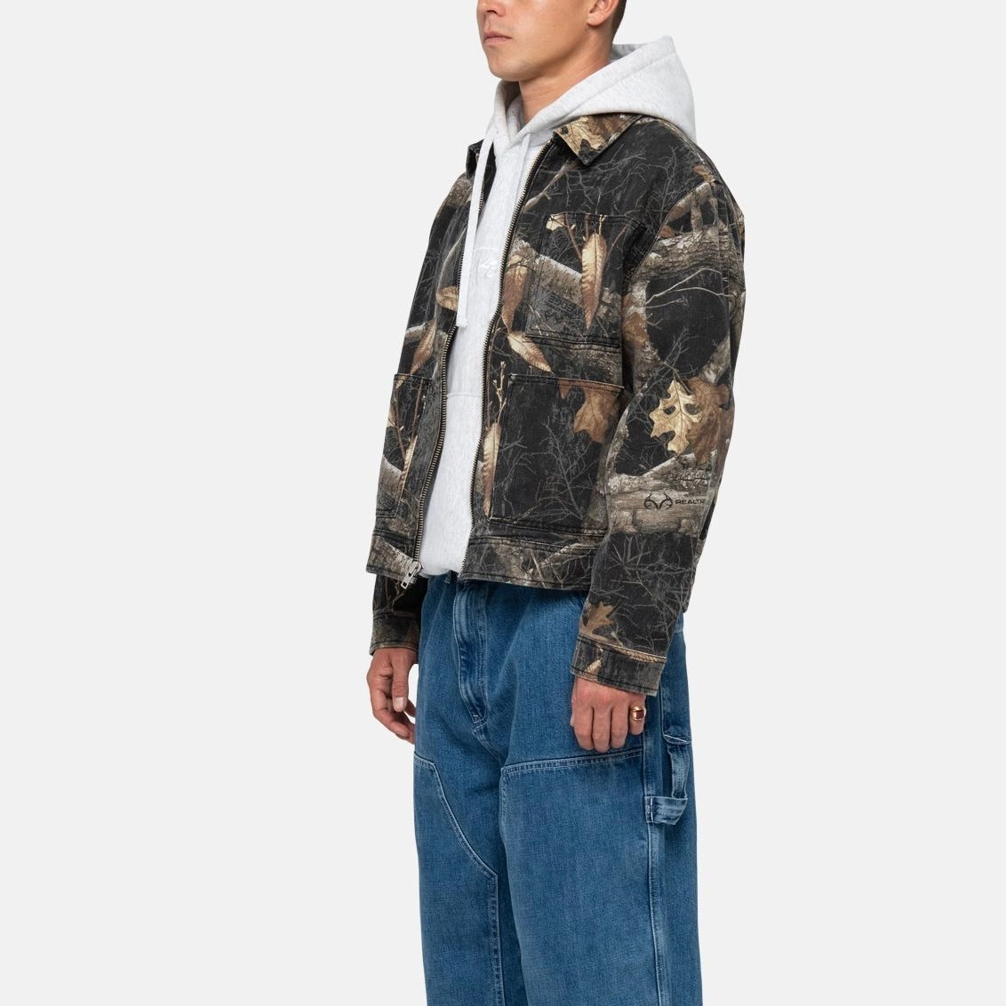 Stussy FW23 ZIP WORK JACKET REALTREE EDGE