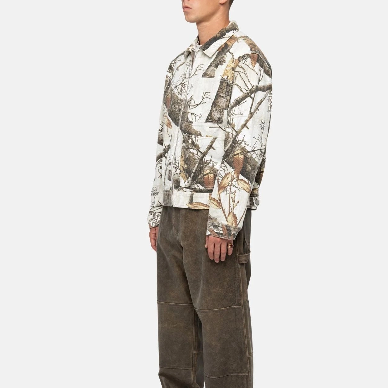 Stussy FW23 ZIP WORK JACKET REALTREE EDGE