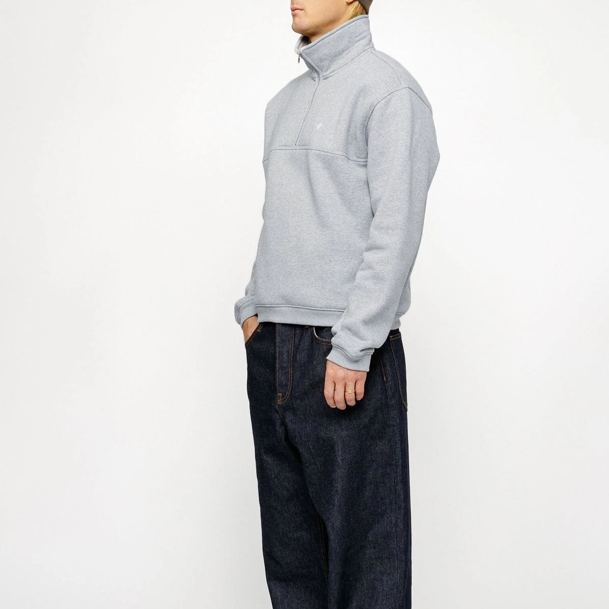 Stussy SS24 HALF ZIP MOCK NECK SWEATSHIRT