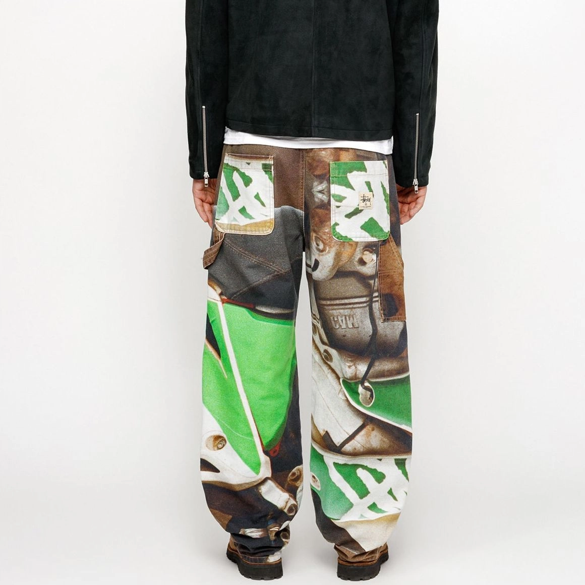 Stussy SS24 WORK PANT CANVAS BAJA PRINT