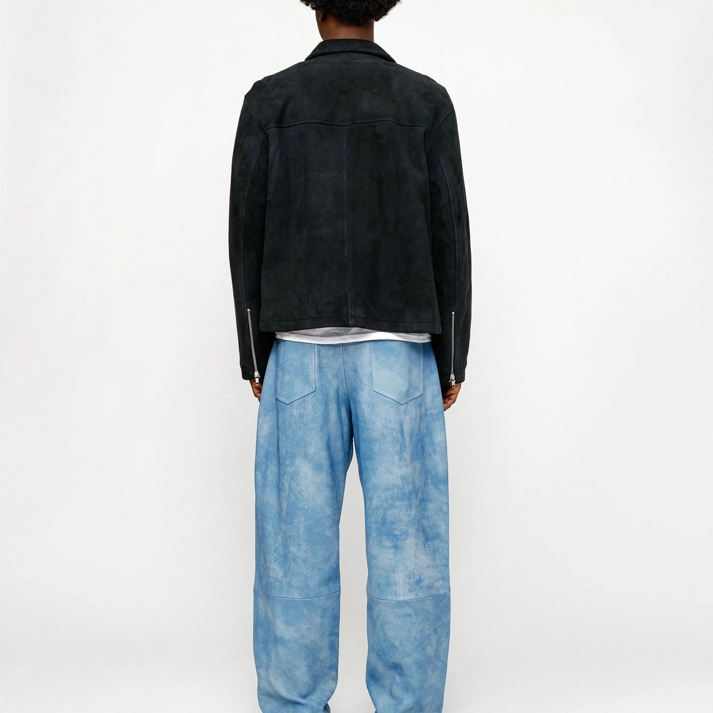 Stussy SS24 BING JACKET SUEDE logo