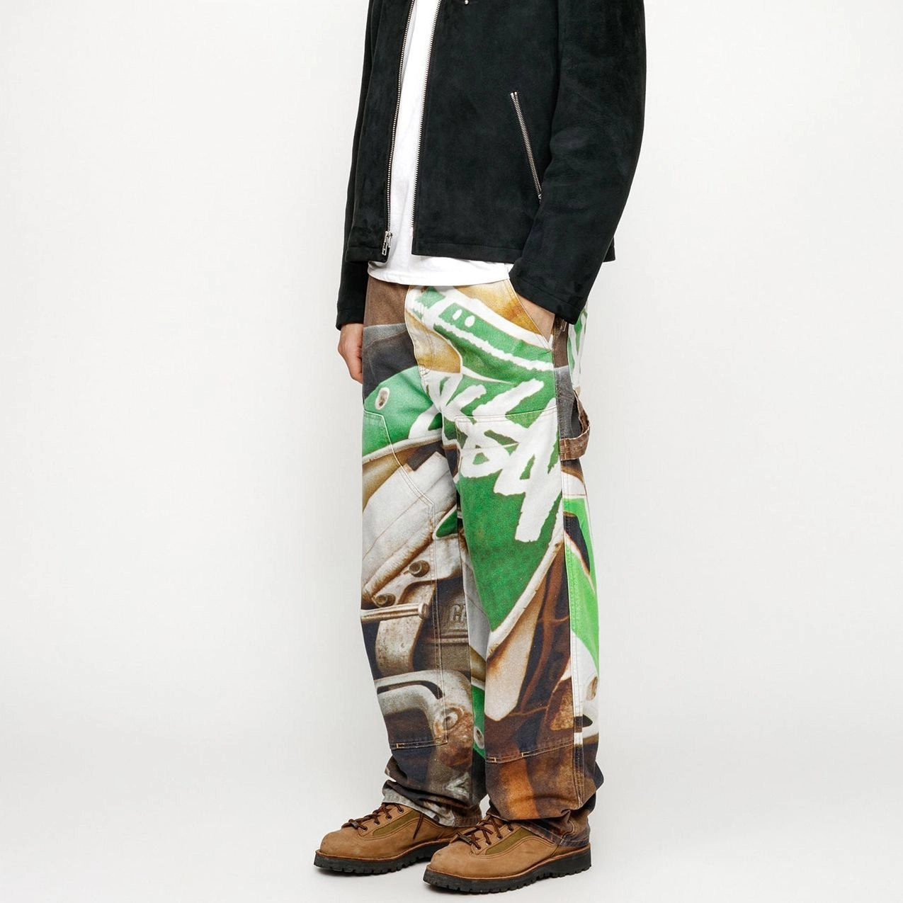 Stussy SS24 WORK PANT CANVAS BAJA PRINT