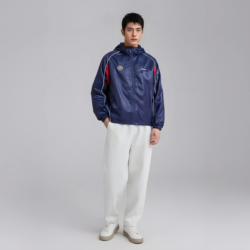 Supreme SS24 WEEK1 SATIN HOODED TRACK JACKET logo