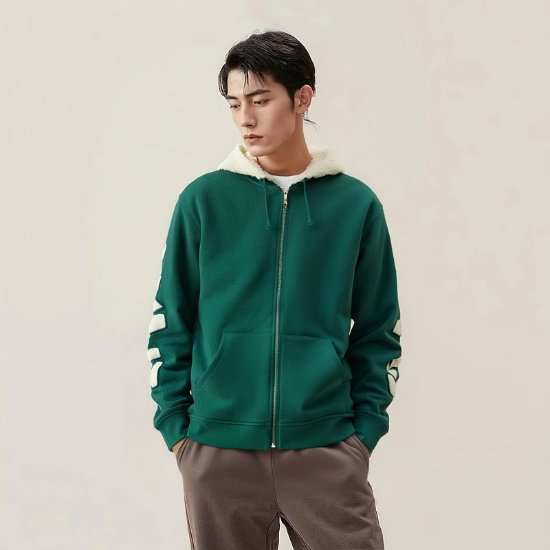 Supreme FW22 Week 17 Faux Fur Lined Zip Up Hooded Sweatshirt