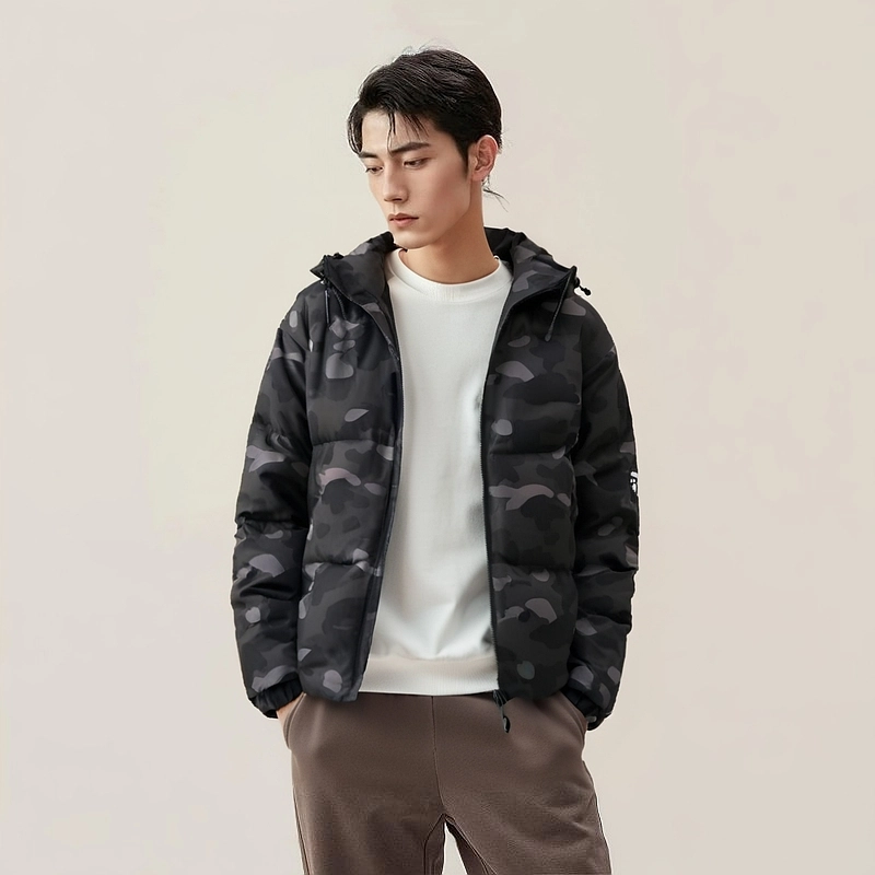 A BATHING APE FW22 Color Camo Relaxed Fit Down Jacket