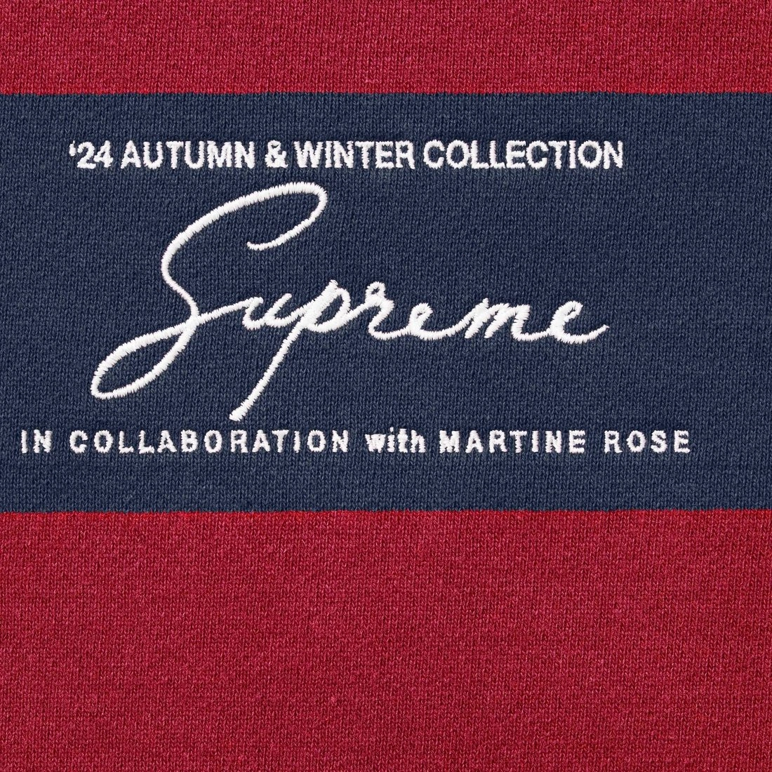 Supreme x Martine rose FW24 WEEK4 Hooded Sweatshirt logo